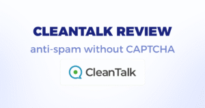 Cleantalk anti-spam tool without CAPTCHA review cover image