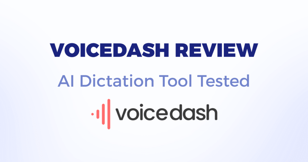 VoiceDash review cover image